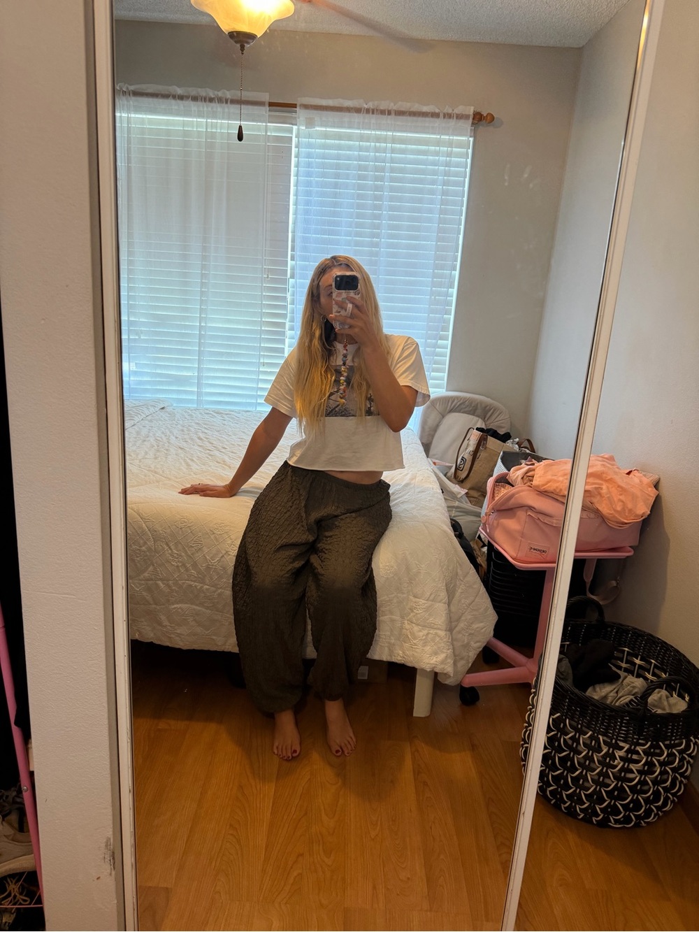 ZARA PARACHUTE PANTS - Picture 6 of 12